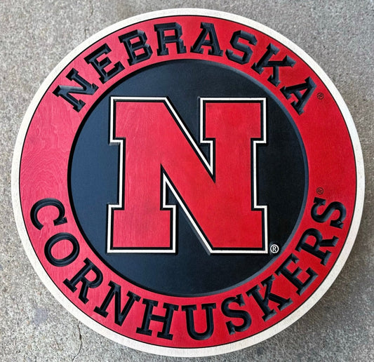 Nebraska Cornhuskers Wood Wall Art