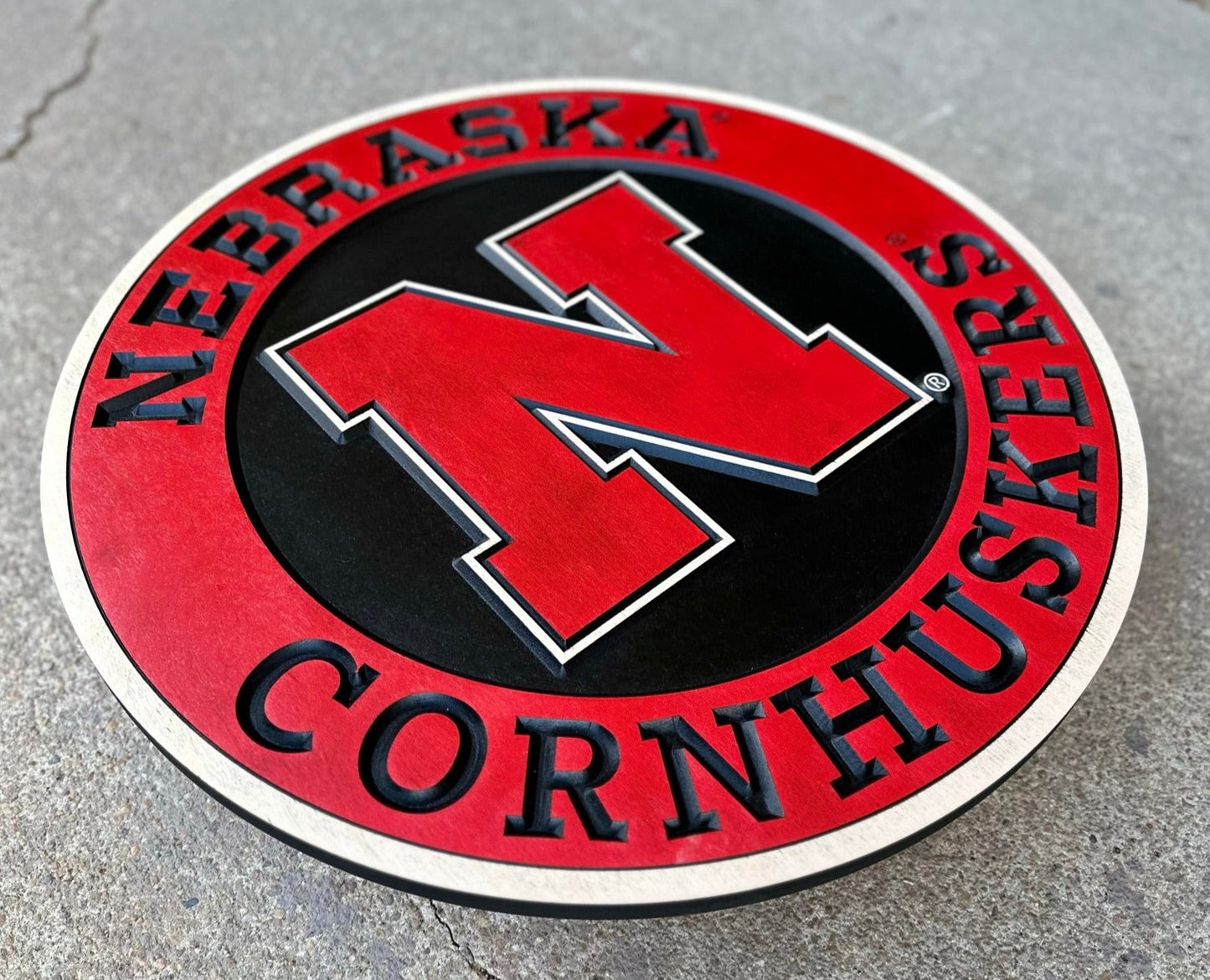 Nebraska Cornhuskers Wood Wall Art