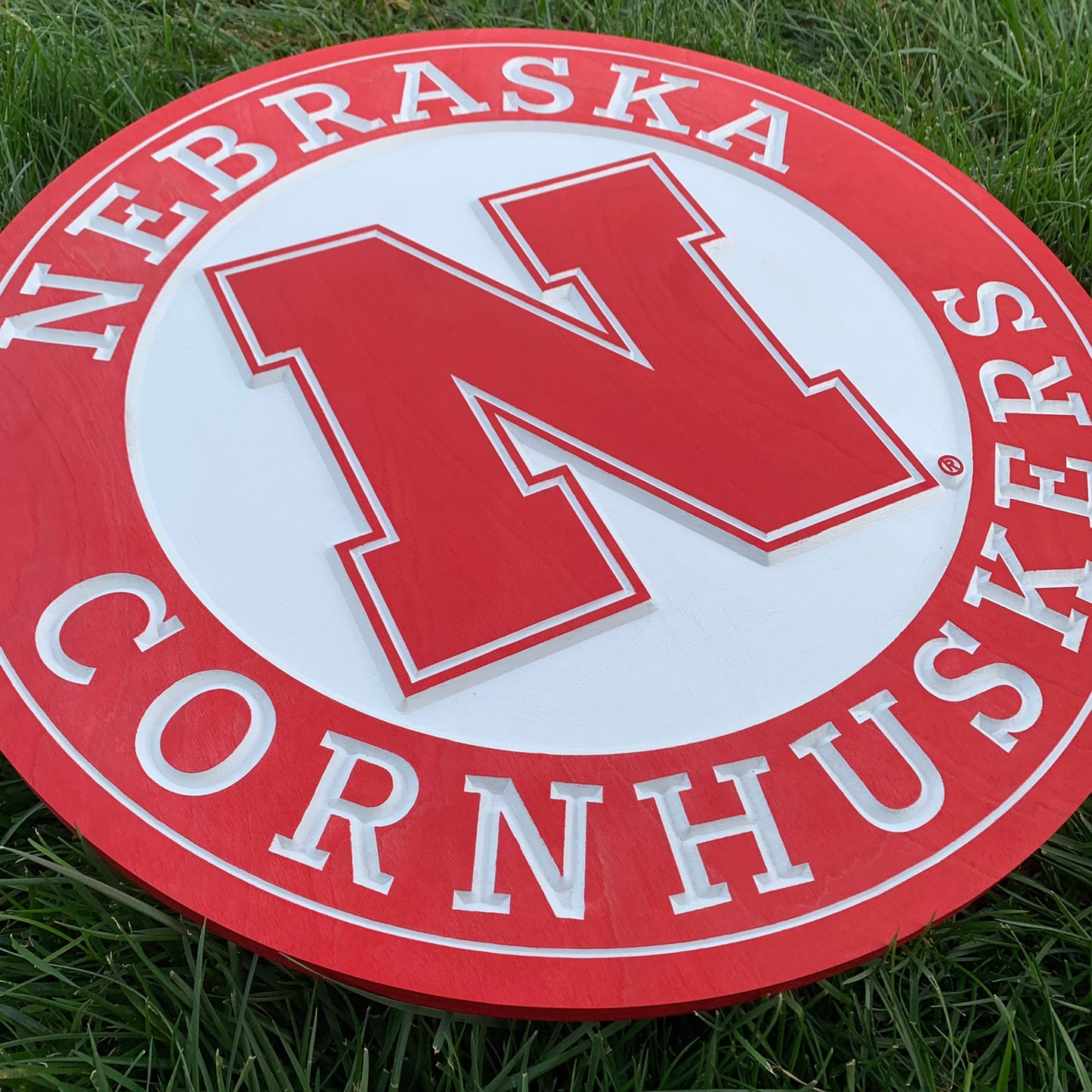 Nebraska Cornhuskers Wood Wall Plaque